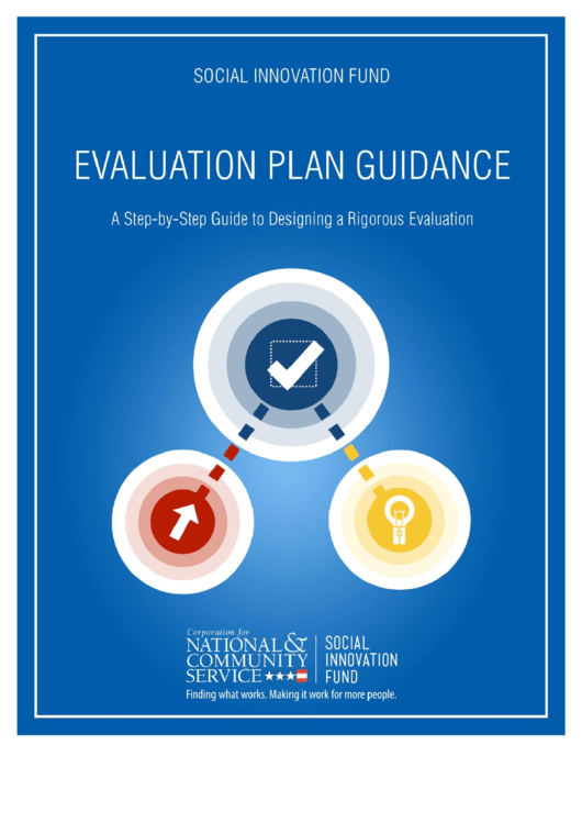 Evaluation Plan Guidance Printable pdf
