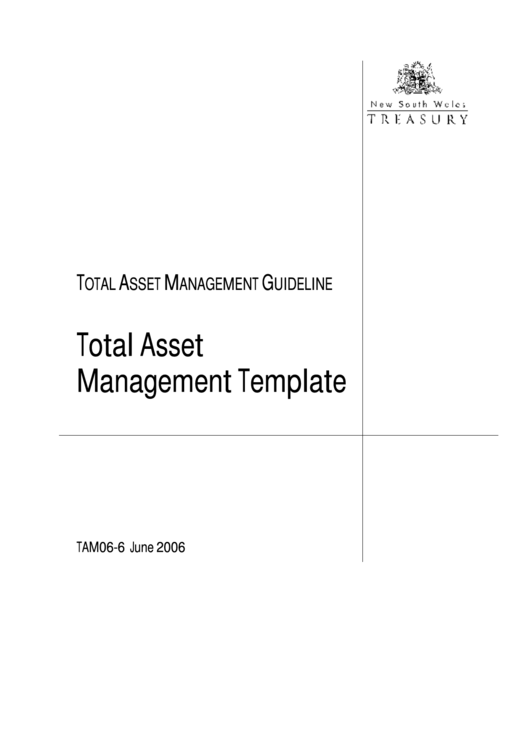 Total Asset Management Template Printable pdf