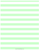 Lined Paper - Green