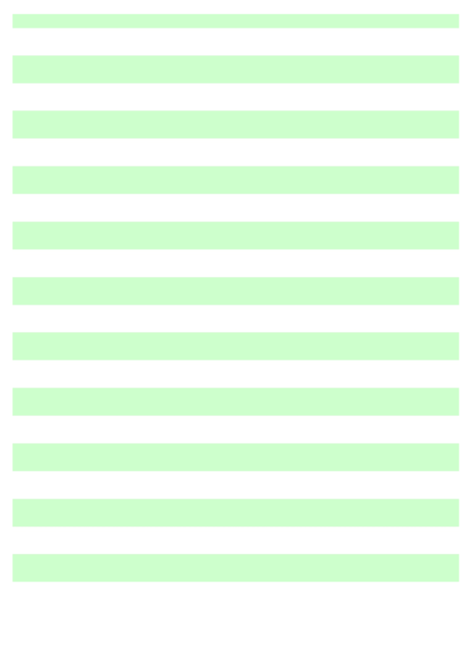 Lined Paper - Green Printable pdf