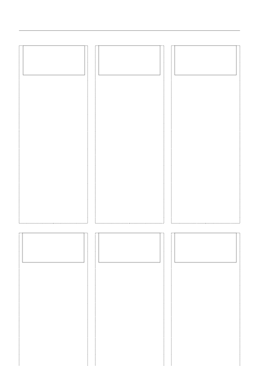 Blank Paper - 6 Per Page Printable pdf
