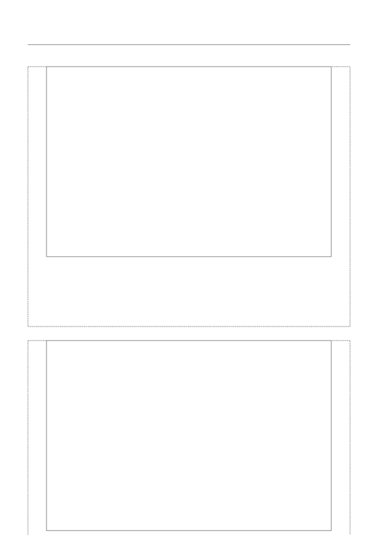 Blank Writing Paper With Picture Box - Two Per Page Printable pdf