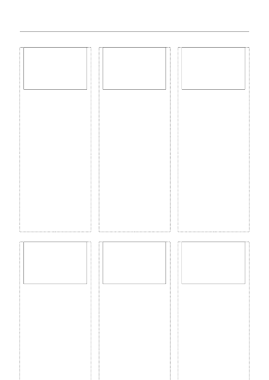 Blank Paper - 6 Per Page Printable pdf