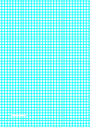 Graph Paper With Four Lines Per Inch