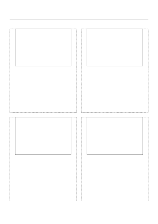 Blank Paper - 4 Per Page Printable pdf