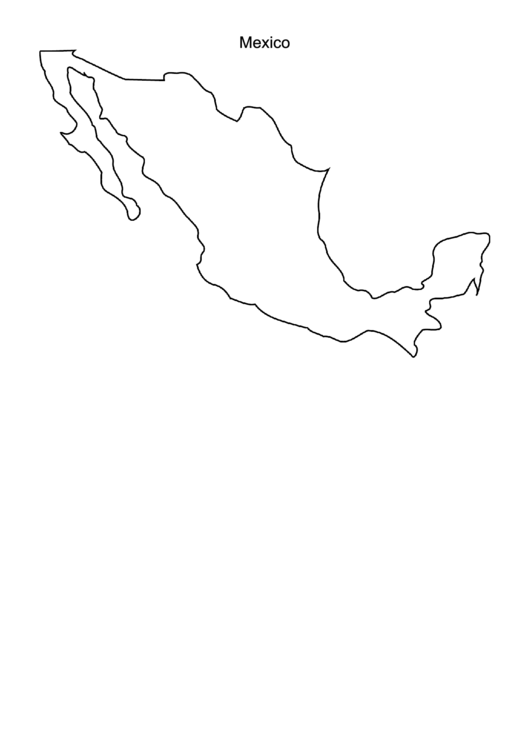 Mexico Coloring Sheets Printable pdf
