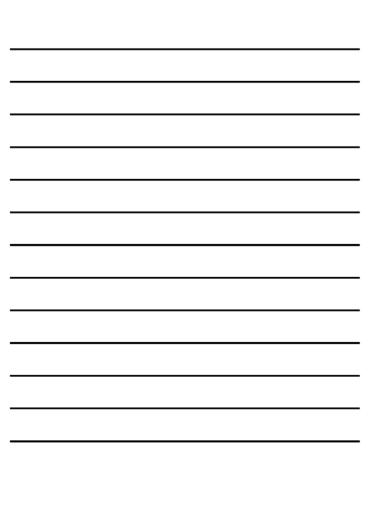 Low-Vision Lined Writing Paper Printable pdf