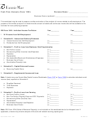 Form 1084 (2015) - Cash Flow Analysis Template