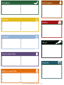 Grocery List Template