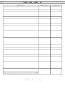 Price Driven Grocery List Template