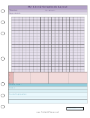 12x12 Scrapbook Layout Planner Template - Left