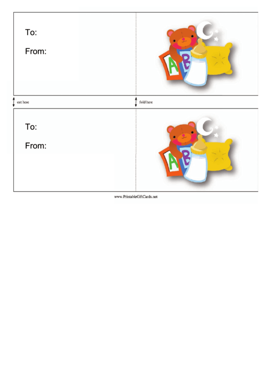 Free Night Of Babysitting Card Template Printable pdf
