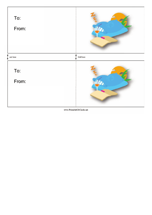 Uninterrupted Afternoon Nap Card Template Printable pdf