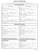 Pre-application Form