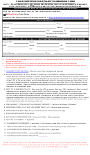 Fha Recertification Project Submission Form
