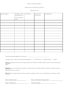 Expense Form - Department Of Student Activities