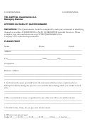 Offeree Suitability Questionnaire