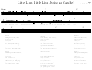 Litle Lion, Litle Lion, Noisy As Can Be - Erik Koskinen