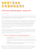 Force Field Analysis (kurt Lewin) Template