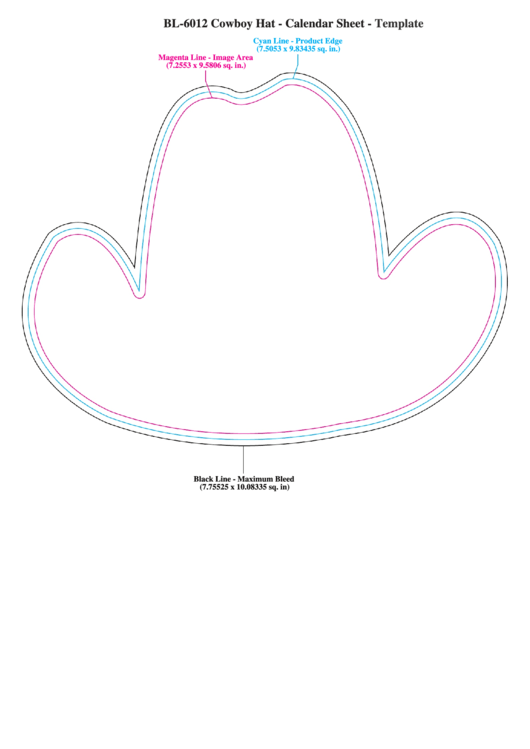 Cowboy Hat Template Printable pdf