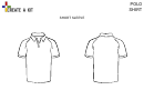 Short Sleeve Polo Shirt Template