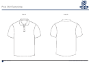 Polo Shirt Template: Front And Back