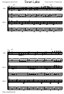 Swan Lake - Peter Ilyitch Tchaikovsky Sheet Music