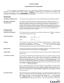 Convertible Note Term Sheet Printable pdf