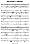 One Direction - Drag Me Down Sheet Music