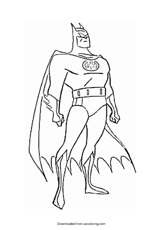 Batman Coloring Sheets Printable pdf