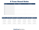 8 Team Round Robin Template