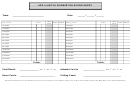 Badminton Score Sheet
