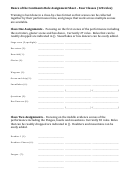 Dance Of The Continents Role Assignment Sheet - Four Classes (120 Roles) Printable pdf