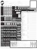 Ghost In The Shell Character Sheet Template
