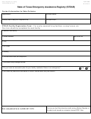 Form 1085, 2013, State Of Texas Emergency Assistance Registry