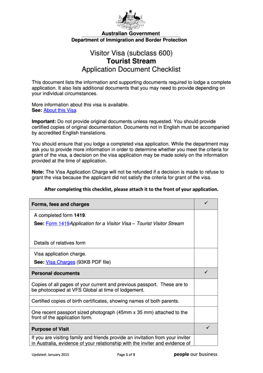 Top Australian Visa Application Form Templates Free To Download In PDF Format