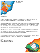 Tooth Fairy Letter For A Boy Template
