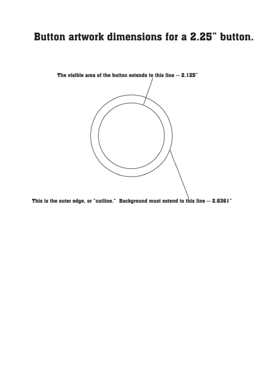 2.25 Inch Button Template For Customer Printable pdf