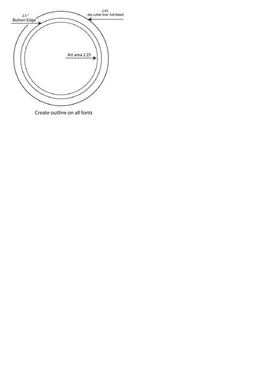 2 5 Inch Button Template Printable Pdf Download