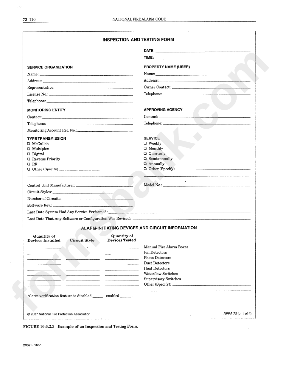 nfpa-72-fire-alarm-report-inspection-form-printable-pdf-download