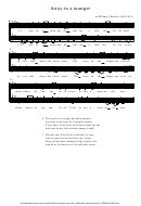 William J. Patrick - Away In A Manger Sheet Music