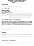 Independent Study Syllabus Template - Ramapo College Of New Jersey Printable pdf