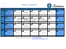 P90x Phase 1 Workout Schedule Printable pdf
