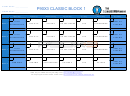 P90x3 Classic Block Workout Schedule