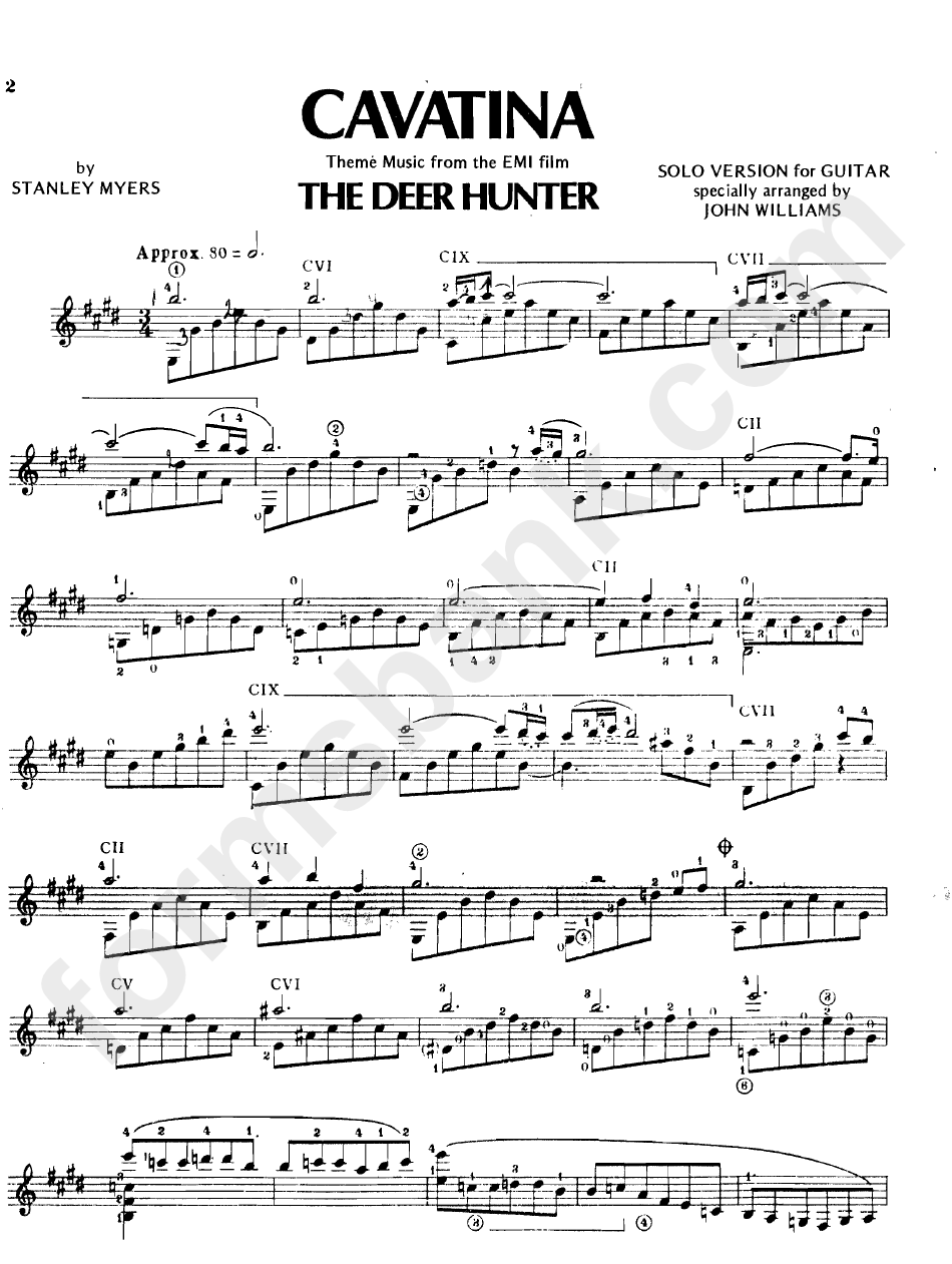 Cavatina - Theme Music From The Deer Hunter