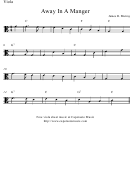 Away In A Manger - James R. Murray (viola)