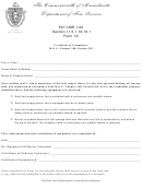 Form 1a - The Commonwealth Of Massachusetts Department Of Fire Services - Certificate Of Compliance (form Fp-056a)