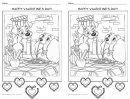 Happy Valentine's Day Coloring Sheet