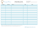 Meeting Sign-in Sheet Template