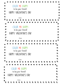 Color Me Happy Valentine Card Template